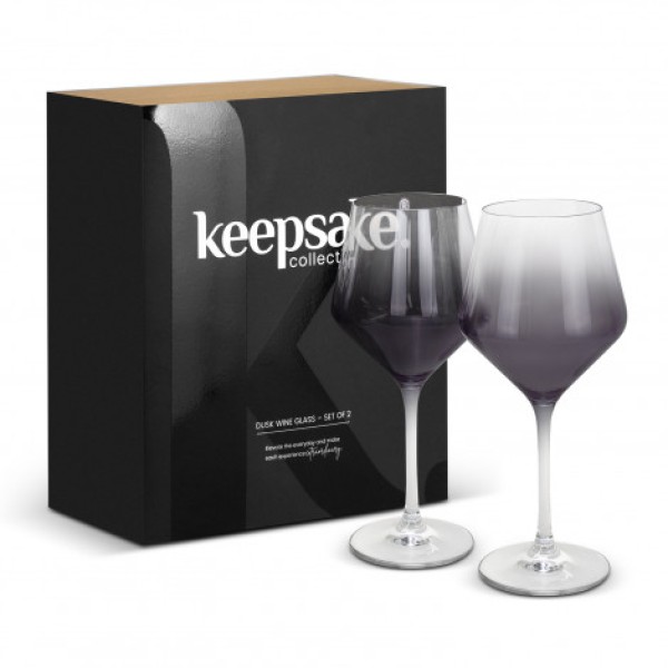 Keepsake Dusk Wine Glass Set of 2 Promotional Products, Corporate Gifts and Branded Apparel