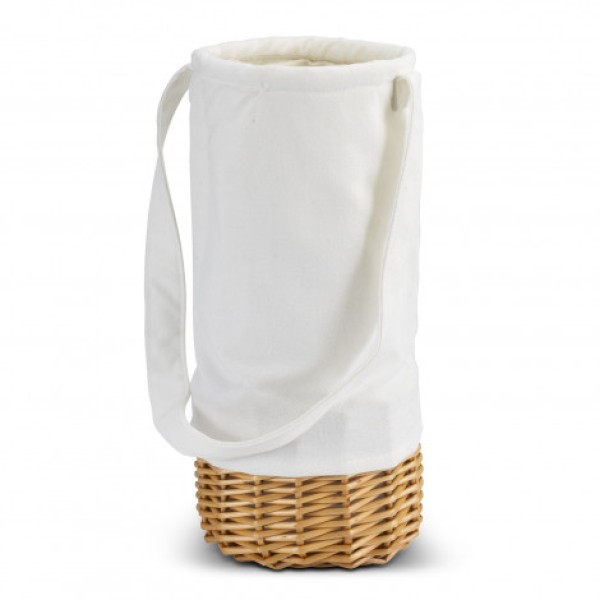 Keepsake Wicker Wine Carrier Promotional Products, Corporate Gifts and Branded Apparel