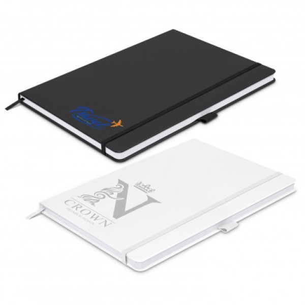 Kingston Hardcover Notebook - Large Promotional Products, Corporate Gifts and Branded Apparel
