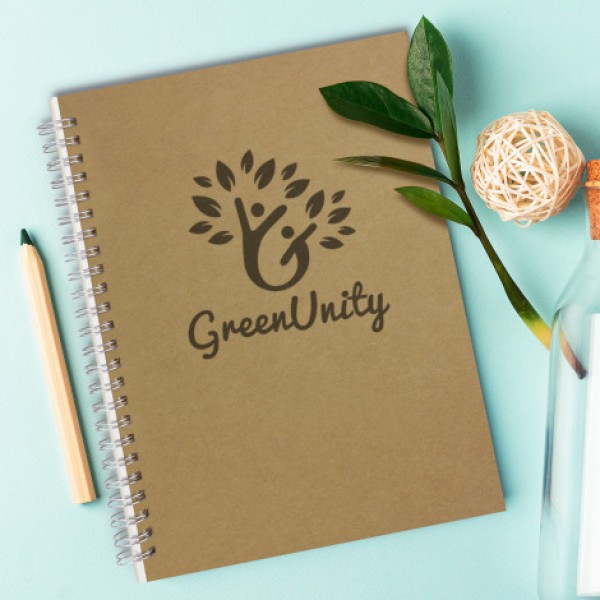 Kraft Note Pad - Medium Promotional Products, Corporate Gifts and Branded Apparel