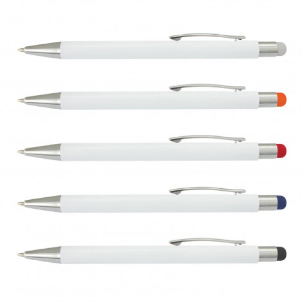 Lancer Stylus Pen - White Barrel Promotional Products, Corporate Gifts and Branded Apparel