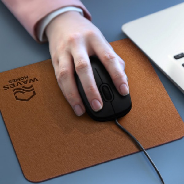 Leatherette Mouse Mat Promotional Products, Corporate Gifts and Branded Apparel