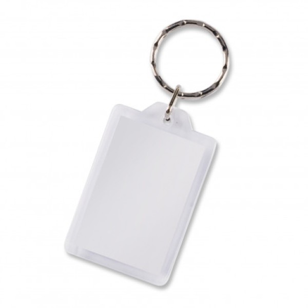 Lens Key Ring - Rectangle  Promotional Products, Corporate Gifts and Branded Apparel