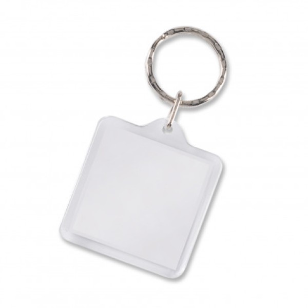 Lens Key Ring - Square  Promotional Products, Corporate Gifts and Branded Apparel