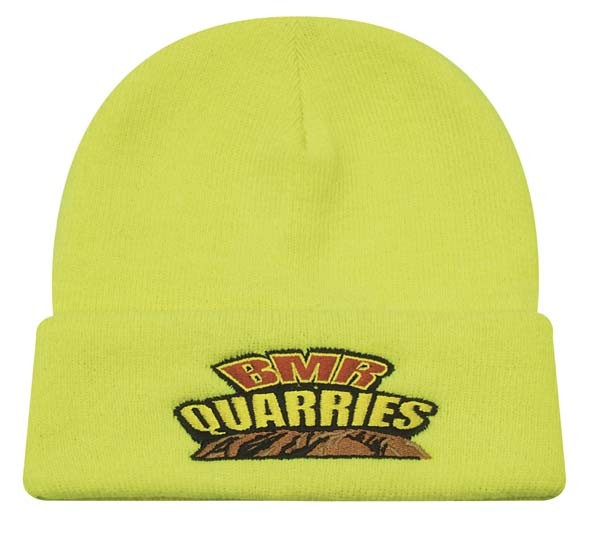 Luminescent Safety Acrylic Beanie Promotional Products, Corporate Gifts and Branded Apparel