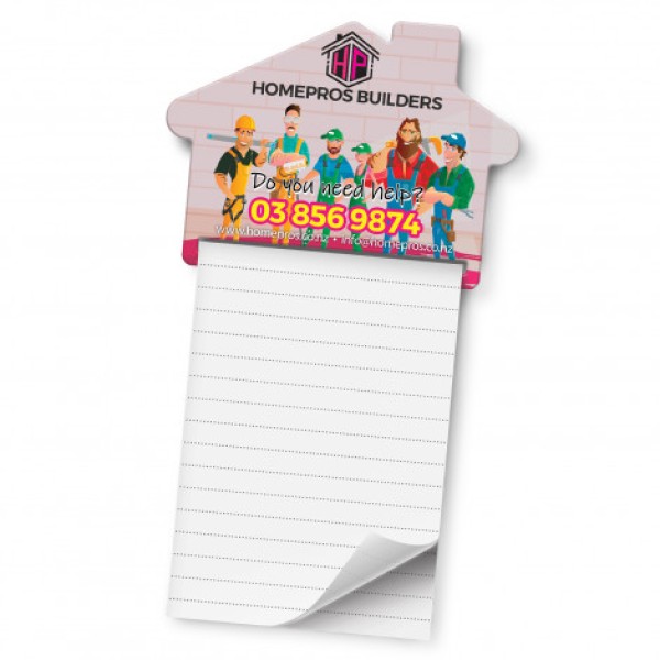 Magnetic House Memo Pad - A7 Promotional Products, Corporate Gifts and Branded Apparel