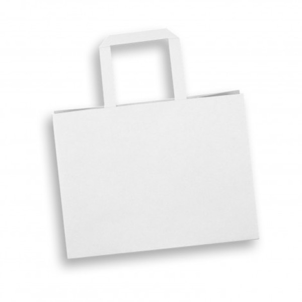 Medium Flat Handle Paper Bag Landscape Promotional Products, Corporate Gifts and Branded Apparel