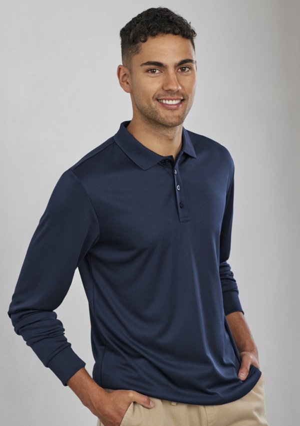 Mens Action Long Sleeve Polo Promotional Products, Corporate Gifts and Branded Apparel