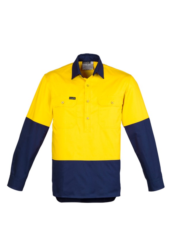 Mens Closed Front Long Sleeve Shirt Promotional Products, Corporate Gifts and Branded Apparel