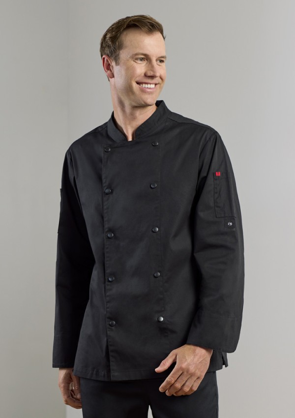 Mens Gusto Long Sleeve Chef Jacket Promotional Products, Corporate Gifts and Branded Apparel