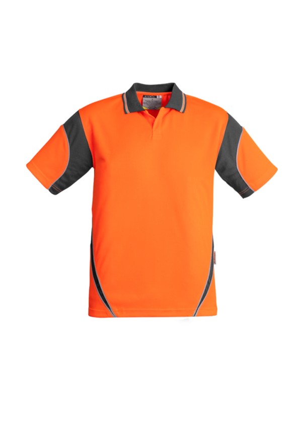 Mens Hi Vis Aztec Short Sleeve Polo Promotional Products, Corporate Gifts and Branded Apparel