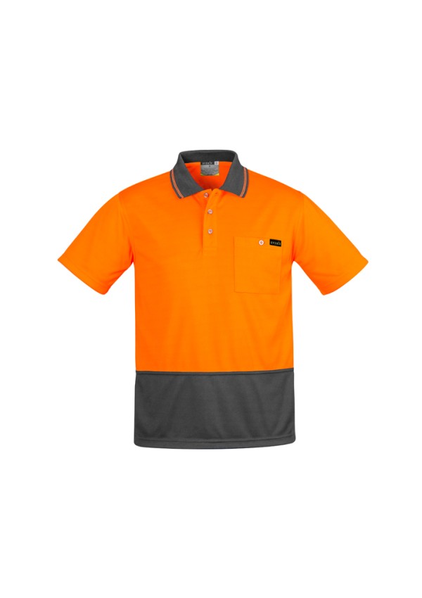 Mens Hi Vis Comfort Back Short Sleeve Polo Promotional Products, Corporate Gifts and Branded Apparel