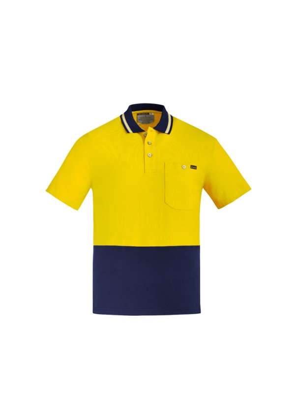 Mens Hi Vis Cotton Short Sleeve Polo Promotional Products, Corporate Gifts and Branded Apparel