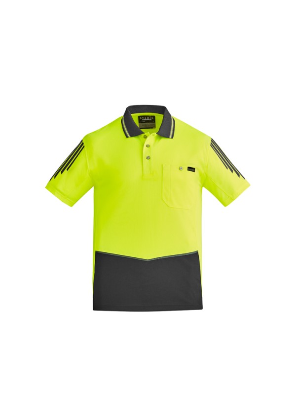 Mens Hi Vis Flux Short Sleeve Polo Promotional Products, Corporate Gifts and Branded Apparel