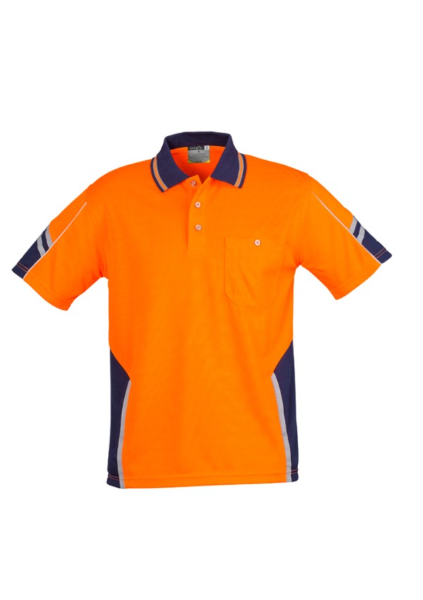 Mens Hi Vis Squad Short Sleeve Polo Promotional Products, Corporate Gifts and Branded Apparel