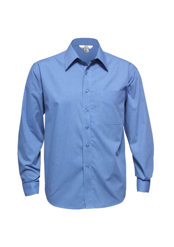 Mens Micro Check Long Sleeve Shirt Promotional Products, Corporate Gifts and Branded Apparel