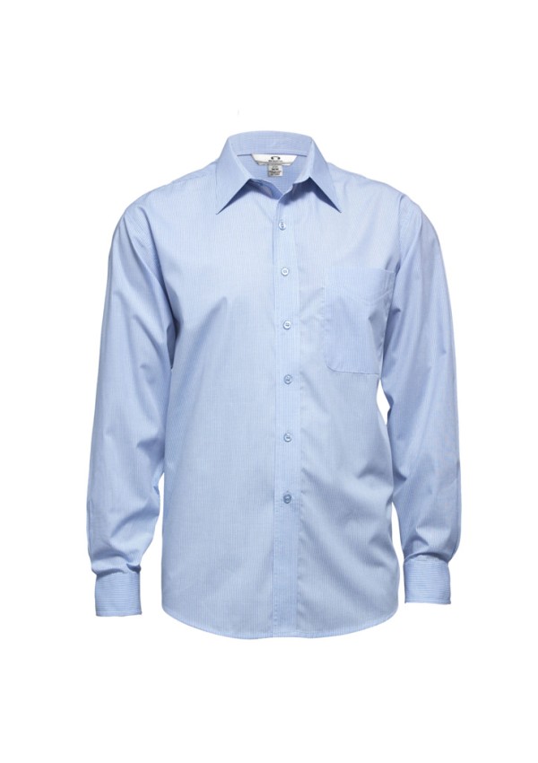 Mens Micro Check Long Sleeve Shirt Promotional Products, Corporate Gifts and Branded Apparel