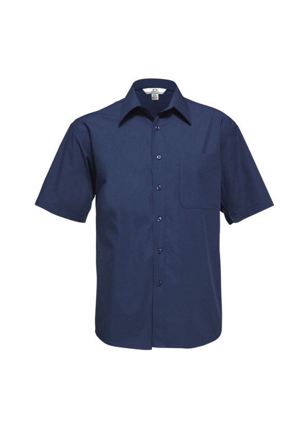 Mens Micro Check Short Sleeve Shirt Promotional Products, Corporate Gifts and Branded Apparel