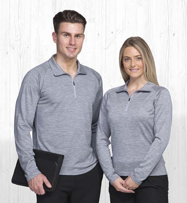 Merino Zip Pullover - Womens Promotional Products, Corporate Gifts and Branded Apparel