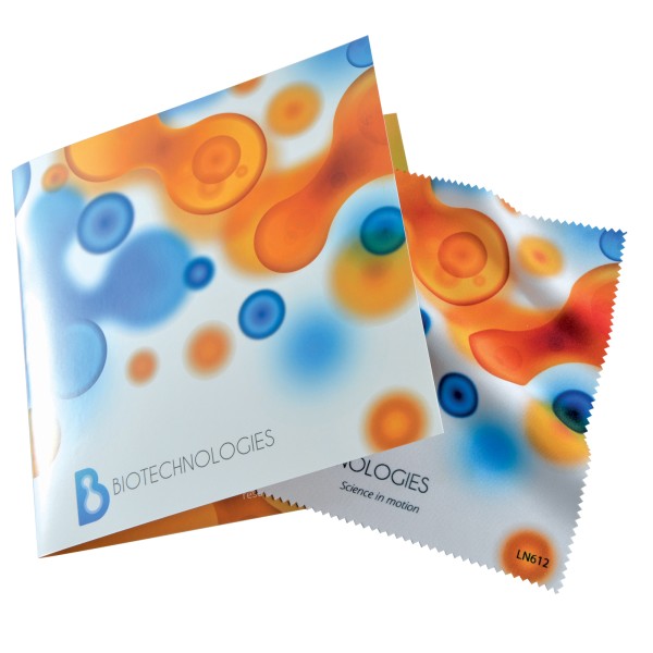 Microfibre Lens Cloth in Card Promotional Products, Corporate Gifts and Branded Apparel