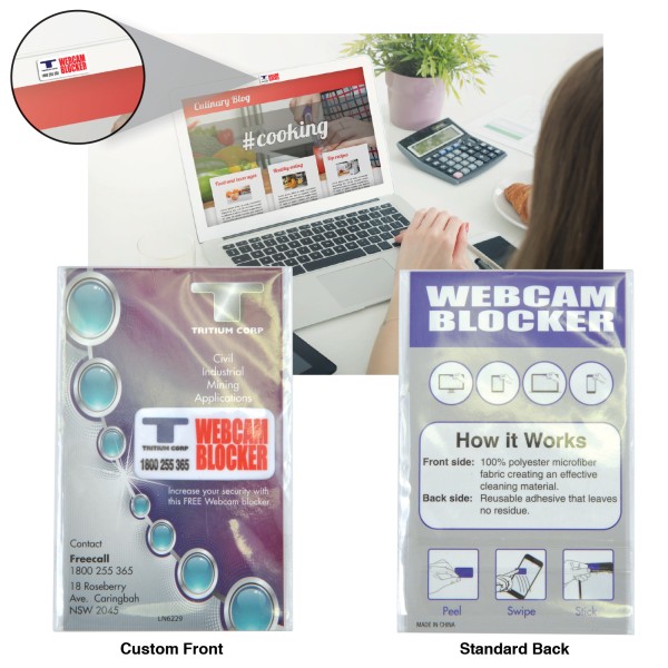 Microfibre Webcam Blocker Promotional Products, Corporate Gifts and Branded Apparel