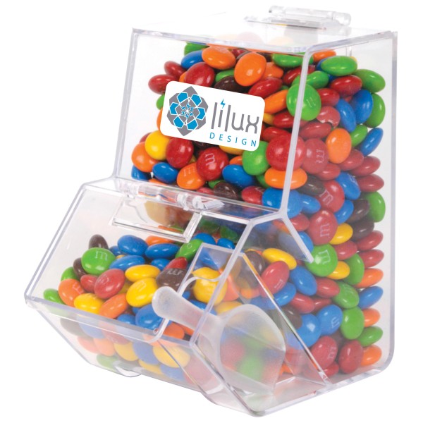 M&M's in Dispenser Promotional Products, Corporate Gifts and Branded Apparel