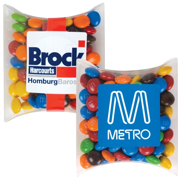 M&M's in Pillow Pack Promotional Products, Corporate Gifts and Branded Apparel