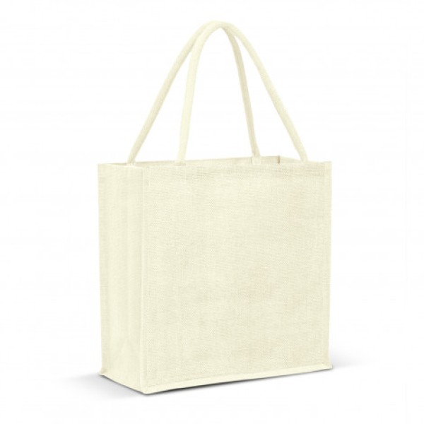 Monza Jute Tote Bag - Colour Match Promotional Products, Corporate Gifts and Branded Apparel