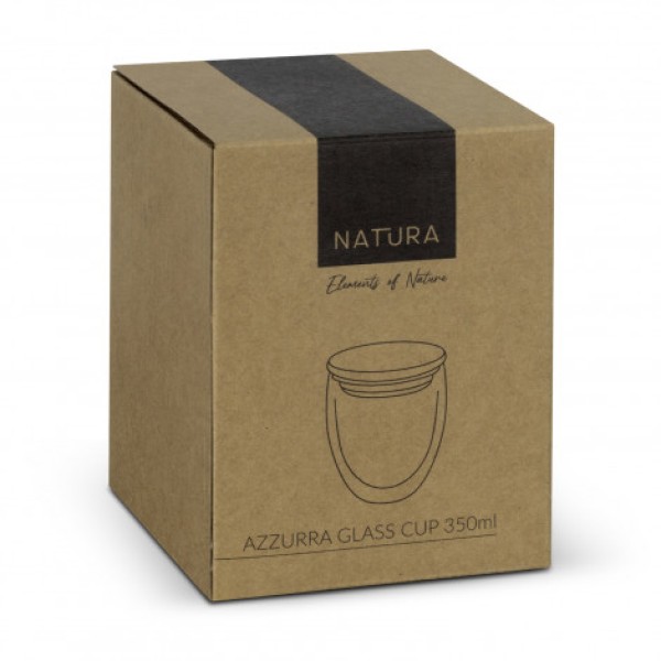 NATURA Azzurra Glass Cup - 350ml Promotional Products, Corporate Gifts and Branded Apparel