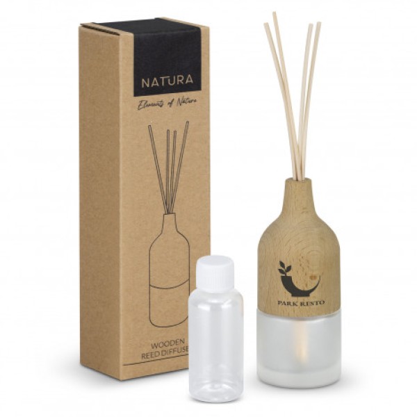NATURA Wooden Reed Diffuser Promotional Products, Corporate Gifts and Branded Apparel