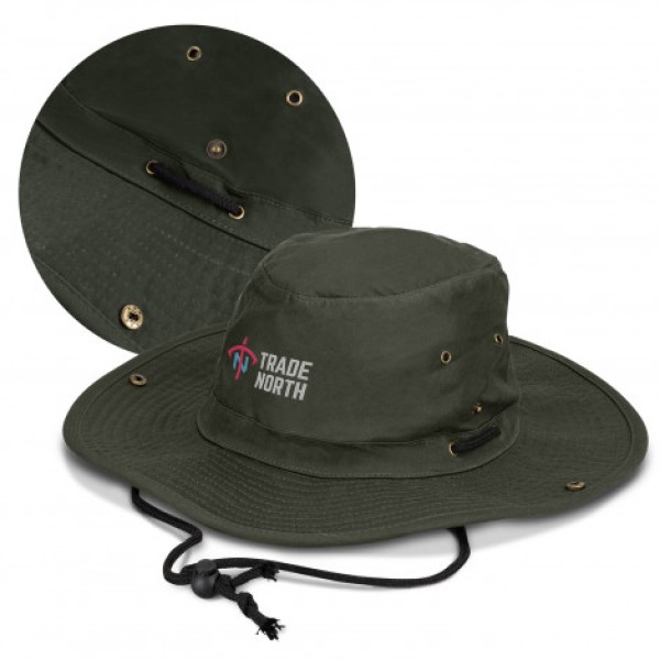 Oilskin Wide Brim Hat Promotional Products, Corporate Gifts and Branded Apparel