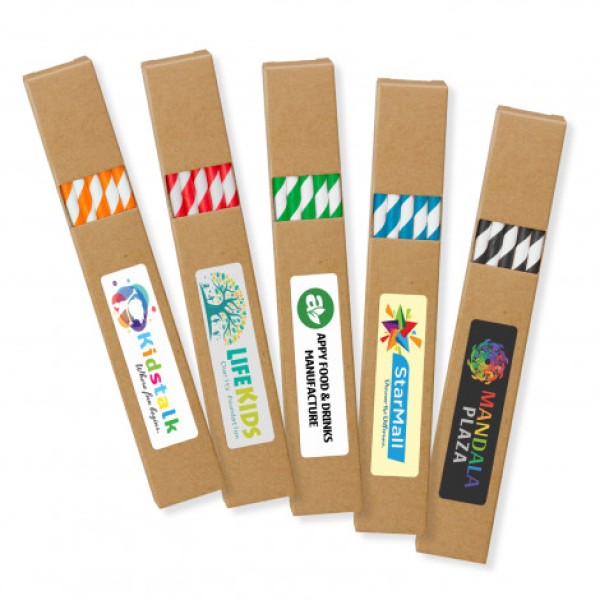 Paper Drinking Straws Promotional Products, Corporate Gifts and Branded Apparel