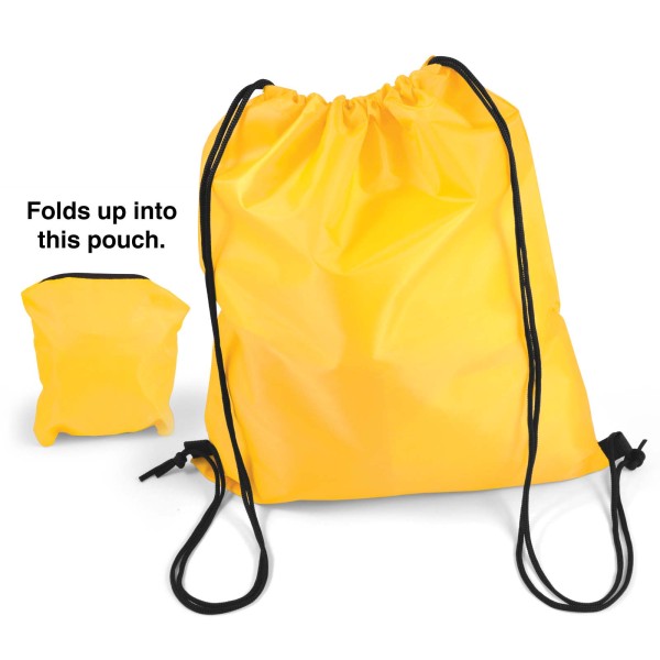 Pronto Drawstring Backpack Promotional Products, Corporate Gifts and Branded Apparel