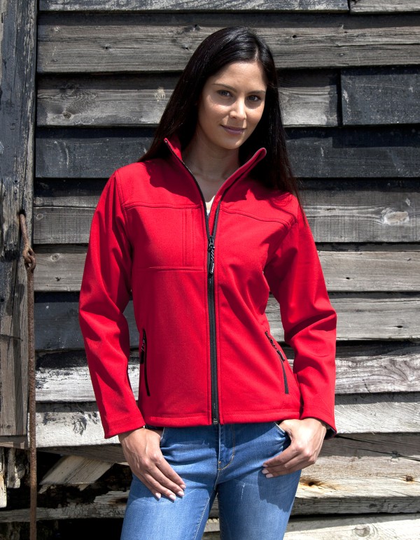 R121F Result Ladies Classic Softshell Jacket Promotional Products, Corporate Gifts and Branded Apparel