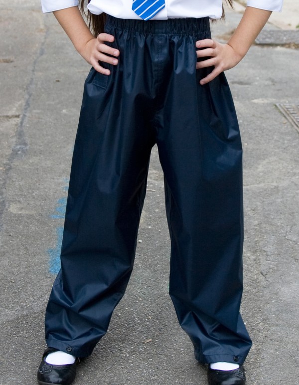 R226B Result Youth Rain Trousers Promotional Products, Corporate Gifts and Branded Apparel