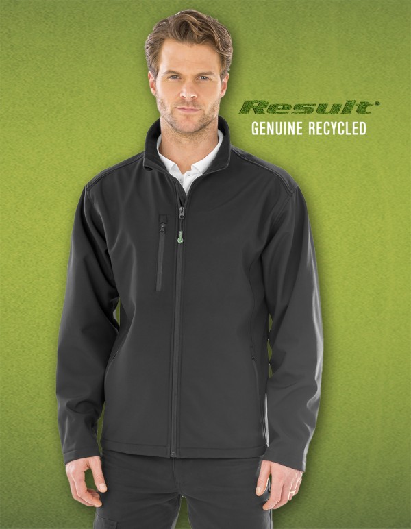 R900M Result Recycled PET Printable 3-Layer Softshell Jacket Promotional Products, Corporate Gifts and Branded Apparel