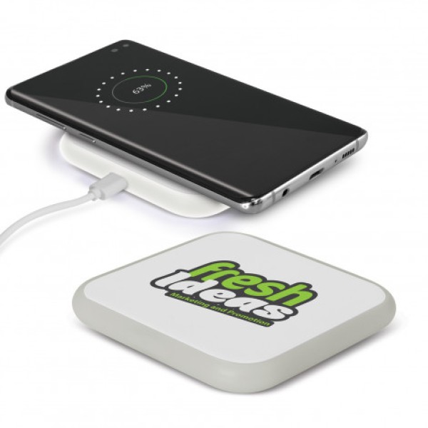 Radiant Wireless Charger - Square Promotional Products, Corporate Gifts and Branded Apparel