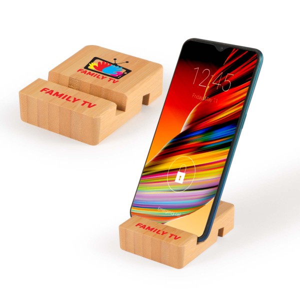 Rascal Bamboo Tablet & Phone Stand Promotional Products, Corporate Gifts and Branded Apparel