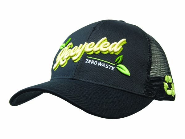 Recycled Polyester/Mesh Cap Promotional Products, Corporate Gifts and Branded Apparel