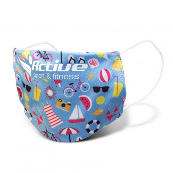 Reusable Face Mask Full Colour - Small Promotional Products, Corporate Gifts and Branded Apparel