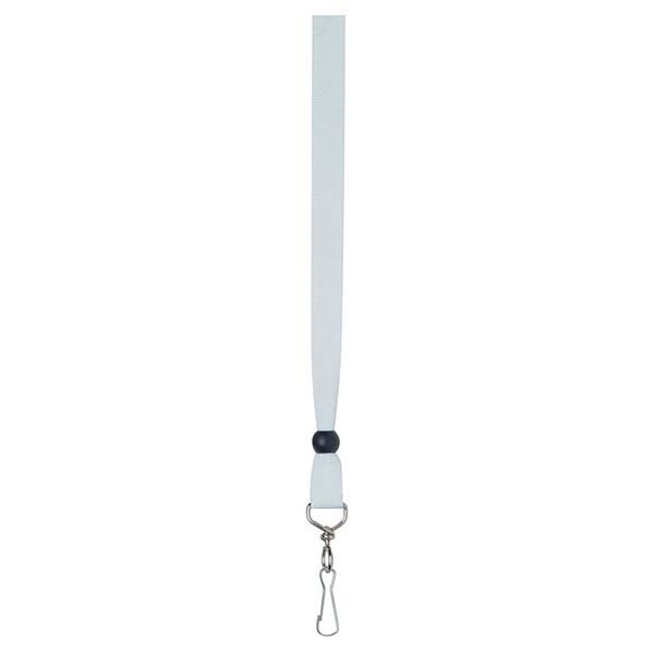Ribbon Lanyard - White Promotional Products, Corporate Gifts and Branded Apparel