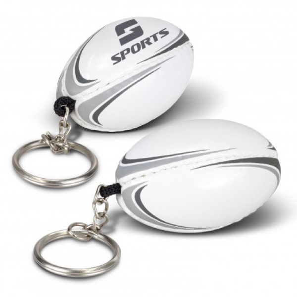 Rugby Ball Key Ring Promotional Products, Corporate Gifts and Branded Apparel