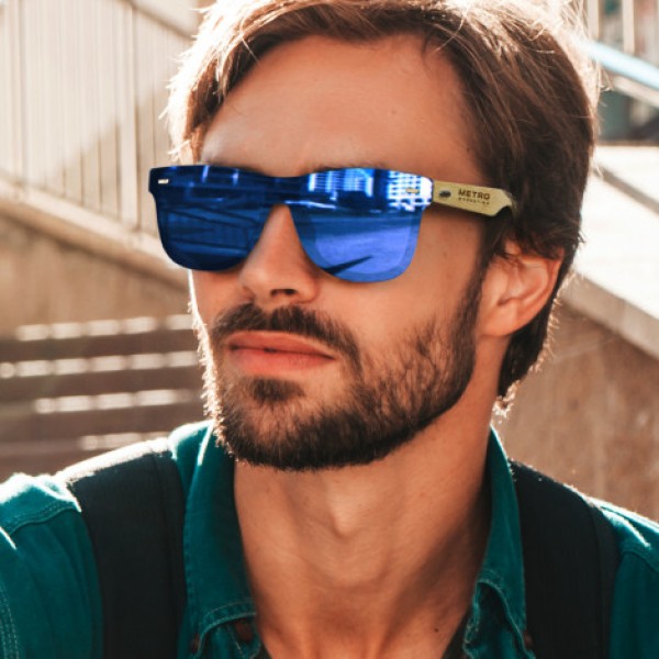 Ryder Mirror Lens Sunglasses - Bamboo Promotional Products, Corporate Gifts and Branded Apparel