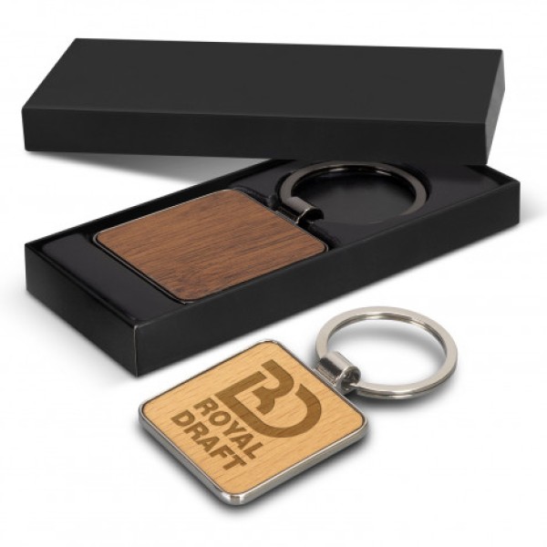 Santo Key Ring - Square Promotional Products, Corporate Gifts and Branded Apparel