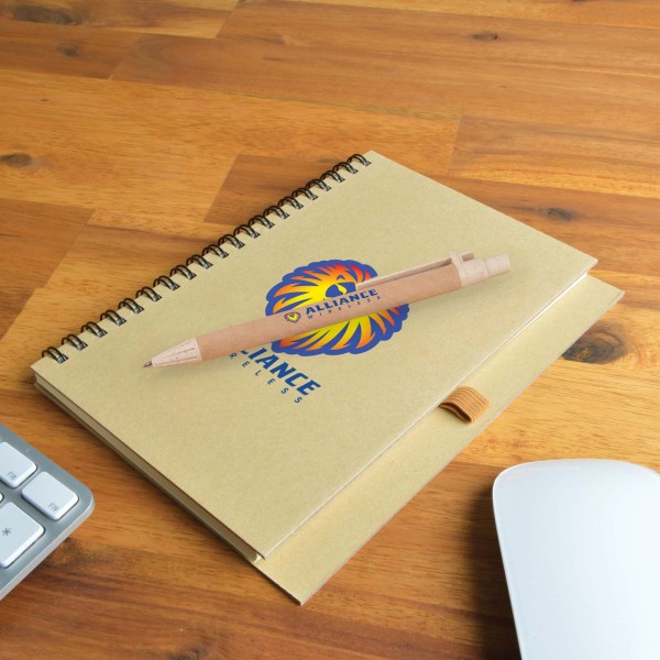 Savannah Notebook / Eco Matador Pen Promotional Products, Corporate Gifts and Branded Apparel