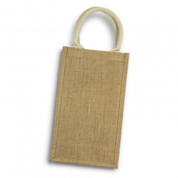 Serena Jute Double Wine Carrier Promotional Products, Corporate Gifts and Branded Apparel