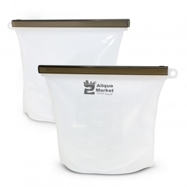 Silicone Reusable Storage Pouch Promotional Products, Corporate Gifts and Branded Apparel