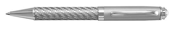 Silver Carbon Fibre Ballpoint Pen Promotional Products, Corporate Gifts and Branded Apparel