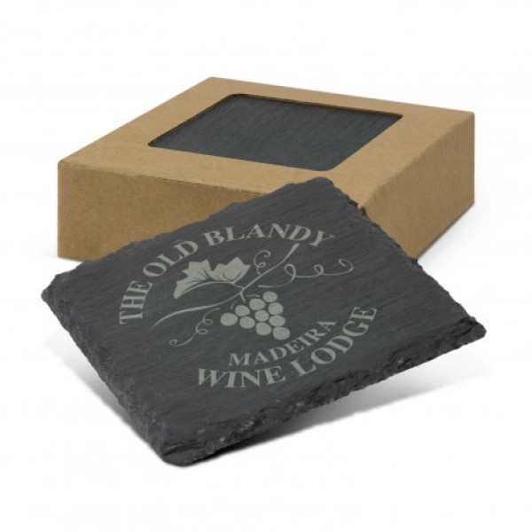 Slate Coaster Set of 4 Promotional Products, Corporate Gifts and Branded Apparel