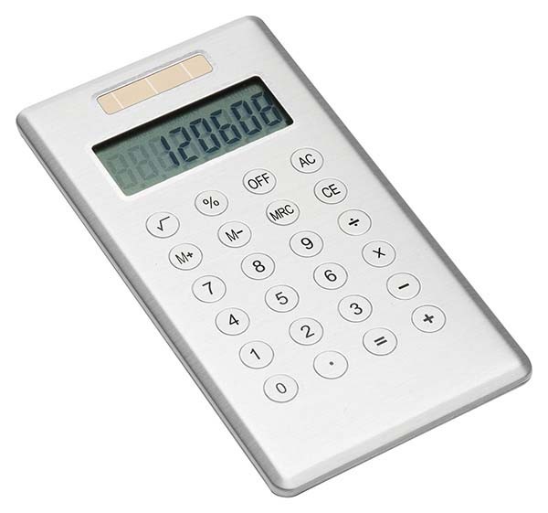 Slimline Pocket Calculator Promotional Products, Corporate Gifts and Branded Apparel